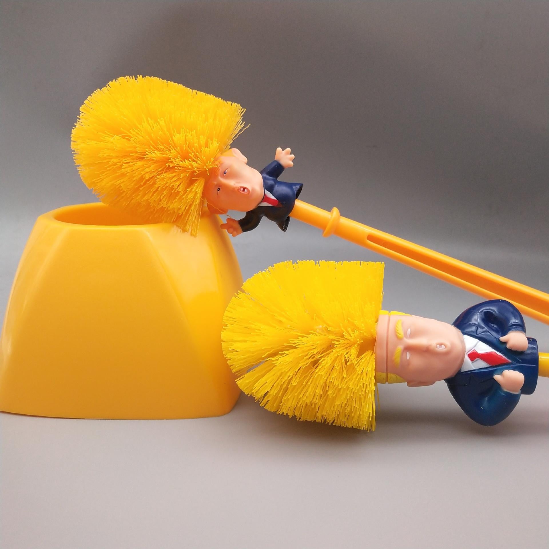 U.S. President Trump Biden Toilet Brush Funny Gag Gift Hard-haired Toilet  Brush Gifts for Friends