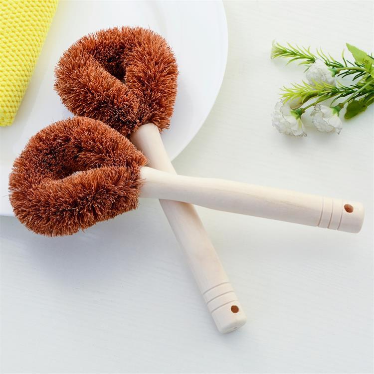 Shoe Cleaning Brush with Coco Bristles