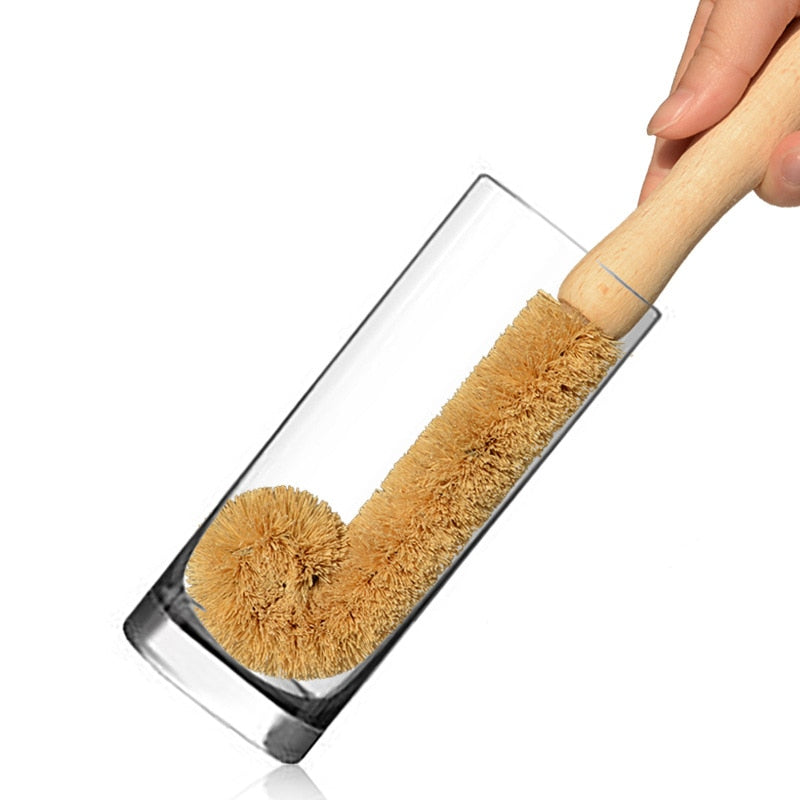 Natural Coconut Coir Fiber Brush Multipurpose Use