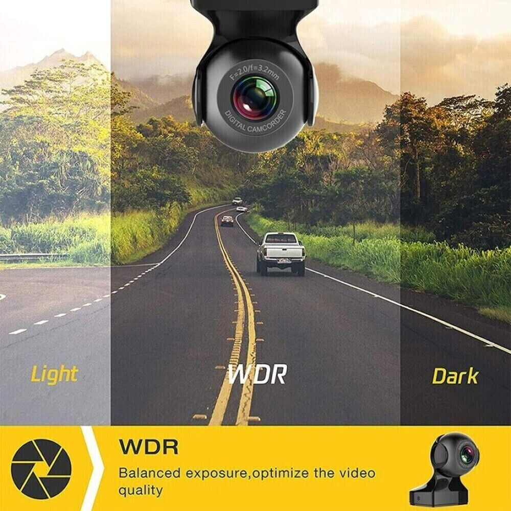 170° WiFi Dash Cam Recorder Car Camera HD 1080P Car DVR Vehicle Video G-Sensor