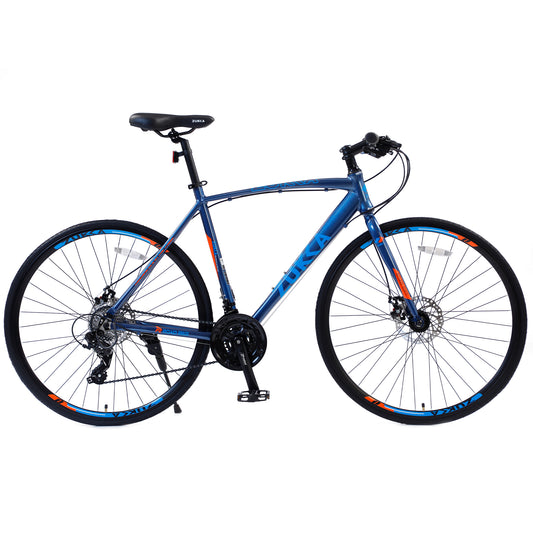 24 Speed Hybrid bike Disc Brake 700C Road Adult Bike For men women's City Bicycle