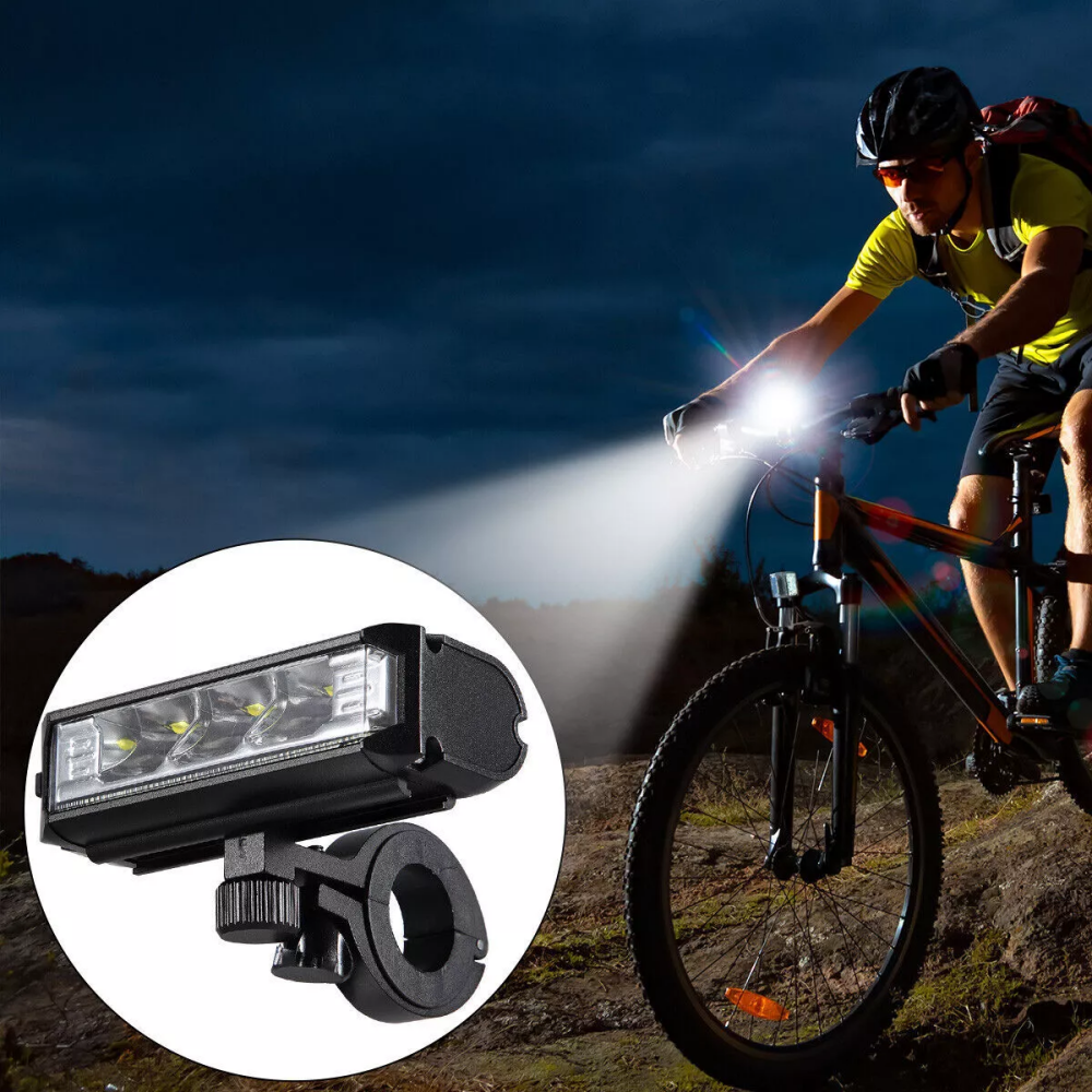 Bicycle Front Headlight Waterproof Super Bright LED Bike Light USB Rechargeable