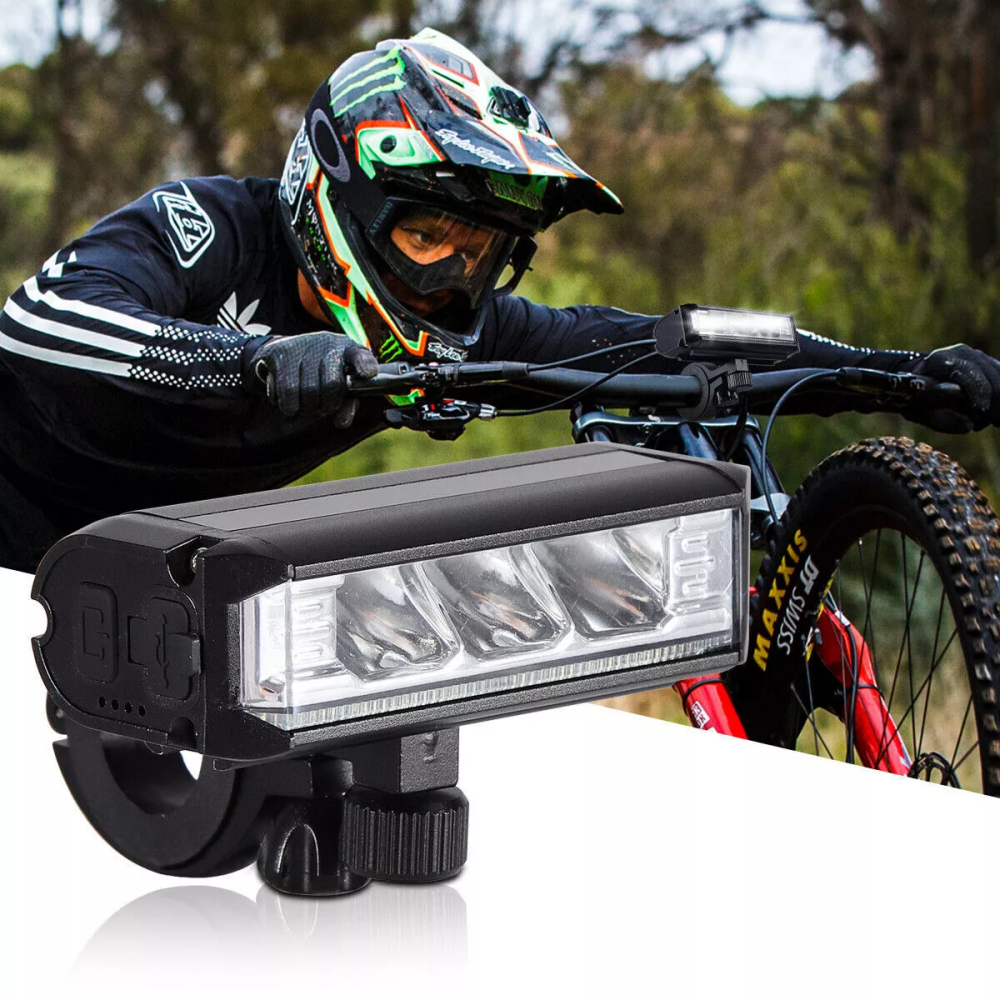 Bicycle Front Headlight Waterproof Super Bright LED Bike Light USB Rechargeable