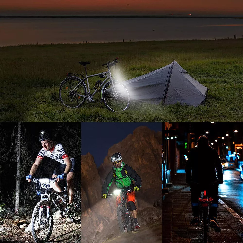 Bicycle Front Headlight Waterproof Super Bright LED Bike Light USB Rechargeable