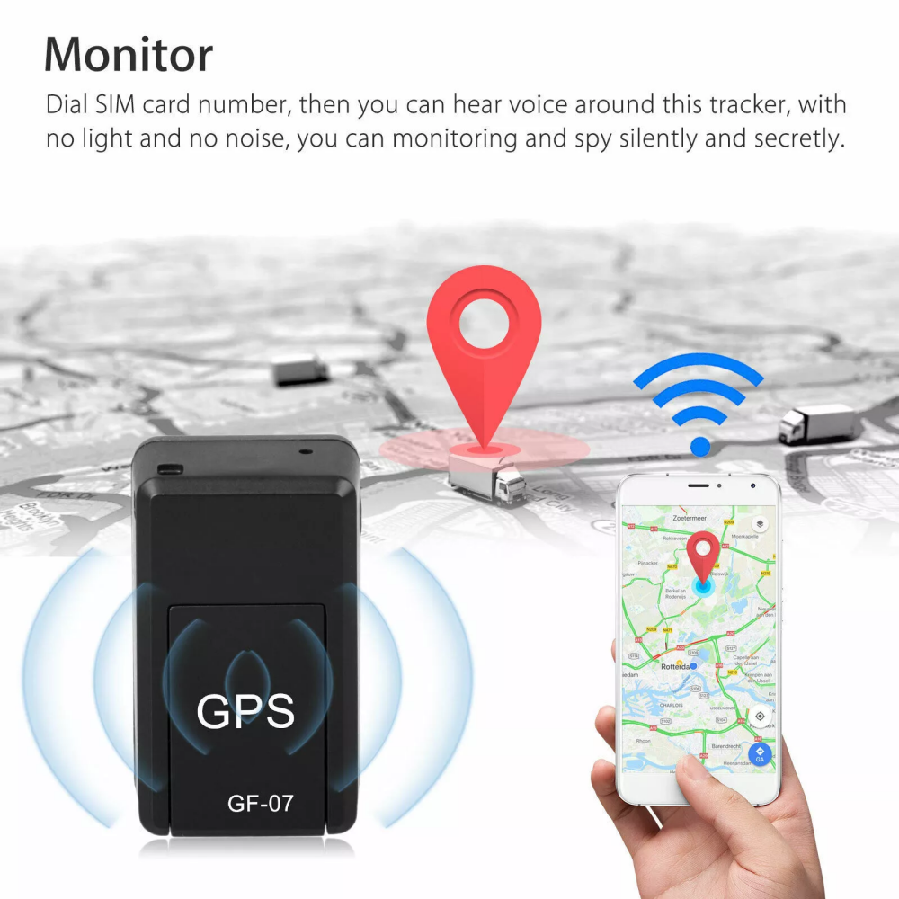 2PCS Magnetic GF07 Mini GPS Real Time Car Locator Tracker GSM/GPRS Tracking Device