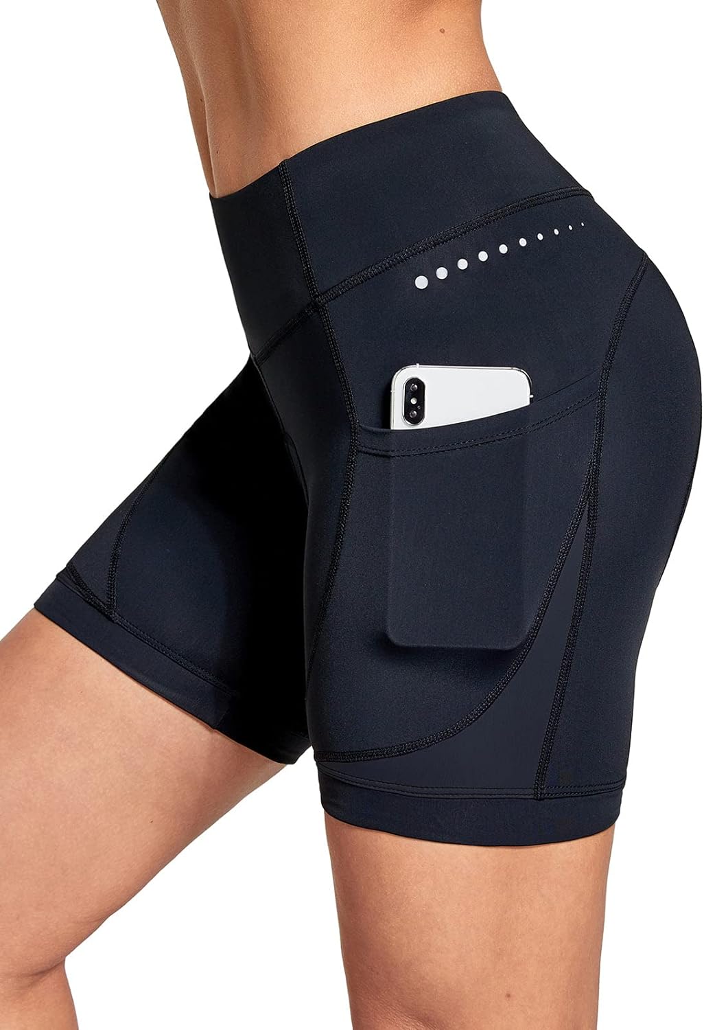 Women's 5D Padded Bike Shorts Cycling Underwear with Pockets UPF50+