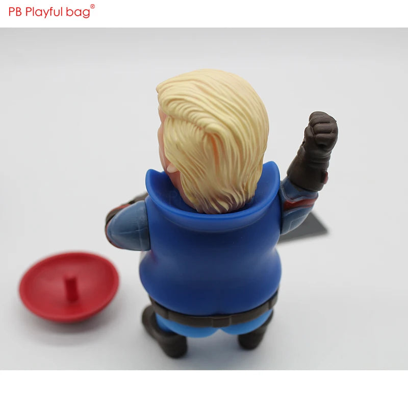 10CM Movable Trump cosplay PVC action figure Novelty action figure Super Hero