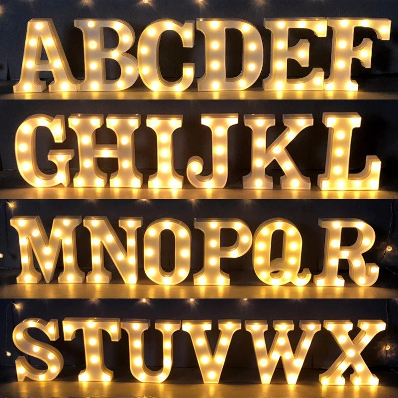 LED Letter Light Signs for Home Party Wedding Decoration