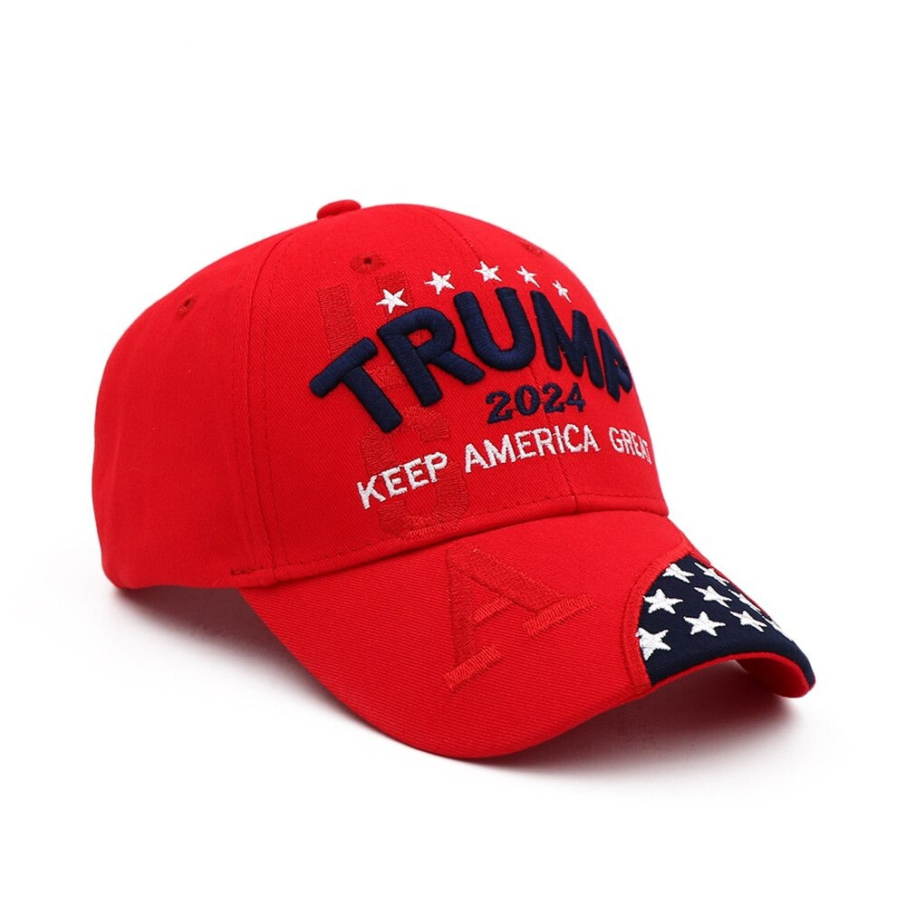 Neue Donald Trump 2024 Cap USA Baseball Caps Keep America Great Snapback President Hat 3D Stickerei Hüte