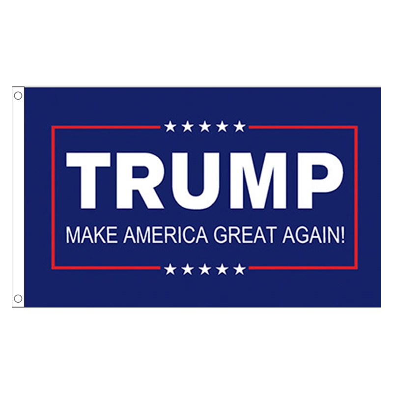 Trump 2024-Flagge, doppelseitig bedrucktes Banner, Donald Trump für Präsident USA, 90 x 150 cm, mit Ösen