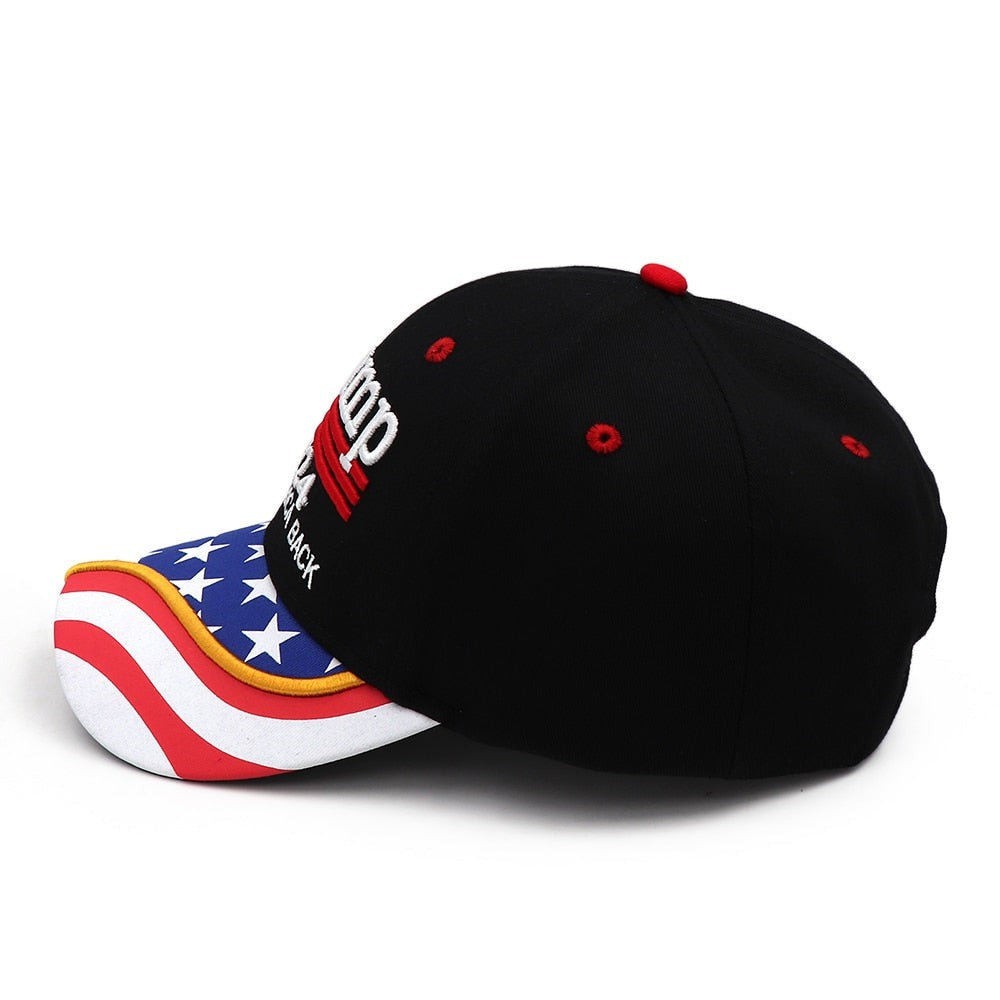 Neue Donald Trump 2024-Kappe, USA-Flagge, Baseballkappen, Take America Back, 3D-Stickerei, Snapback-Präsidentenmütze