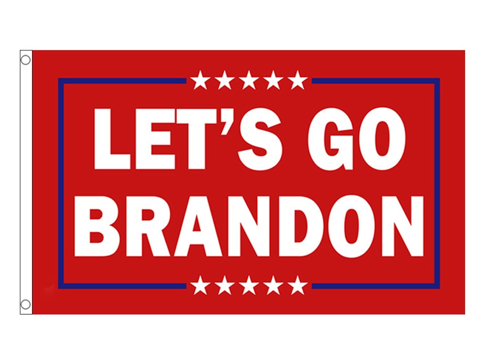 Flagge „Let's Go Brandon Biden“, doppelseitig bedrucktes Banner, 90 x 150 cm, Outdoor-Parade-Flagge mit Ösen