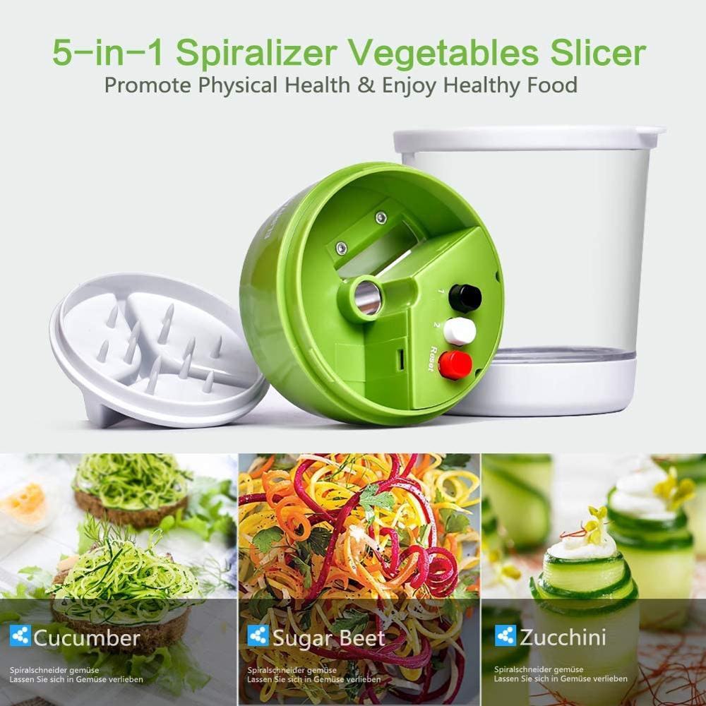 Handheld-Gemüsespiralschneider für Zucchini und Spaghetti