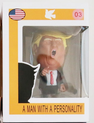 Donald Trump Figure US President Doll Russia Putin Japan Abe Shinzo Vinyl Figure Model Novelty Gag Gift