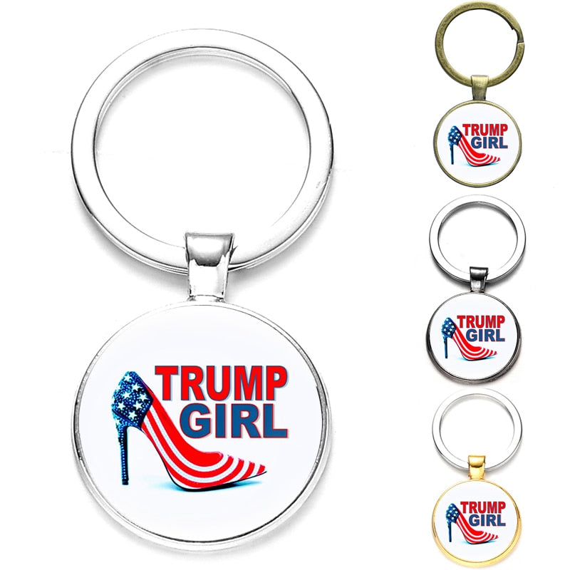 Nouveau Trump 2024 Save America Again Porte-clés Bijoux Décorations Cadeau