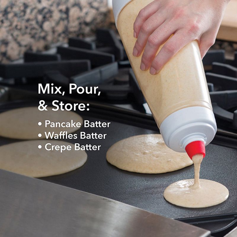 Pancake Batter Dispenser, Batter Dispenser With Handle, Pancake