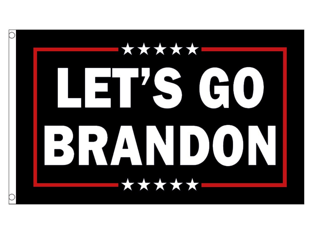 Flagge „Let's Go Brandon Biden“, doppelseitig bedrucktes Banner, 90 x 150 cm, Outdoor-Parade-Flagge mit Ösen