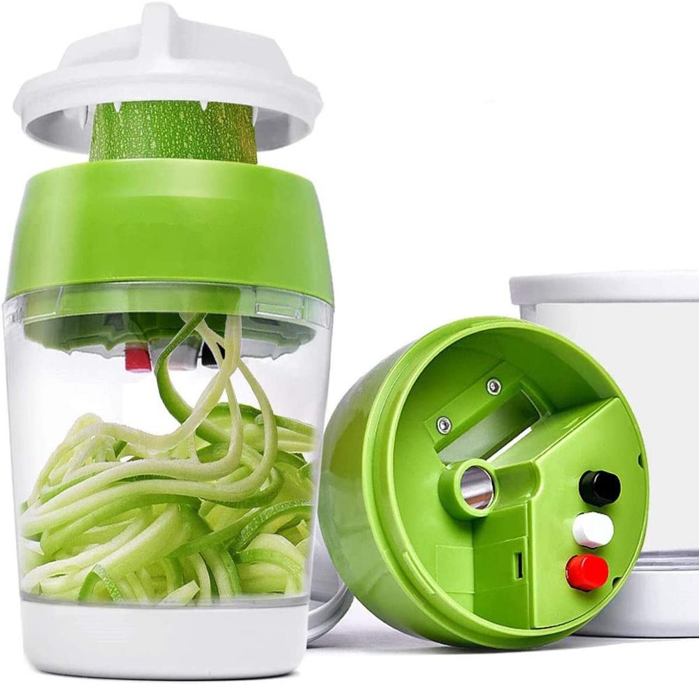 Handheld-Gemüsespiralschneider für Zucchini und Spaghetti