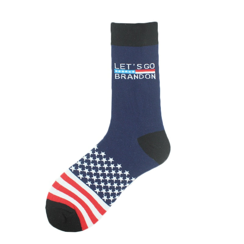 Trump 2024 Socks Unisex Funny Gift Socks Let's Go Brandon Socks MAGA