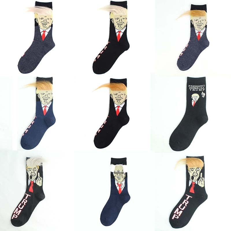 Chaussettes Trump 2024 Unisex Funny Gift Socks Let's Go Brandon Chaussettes MAGA