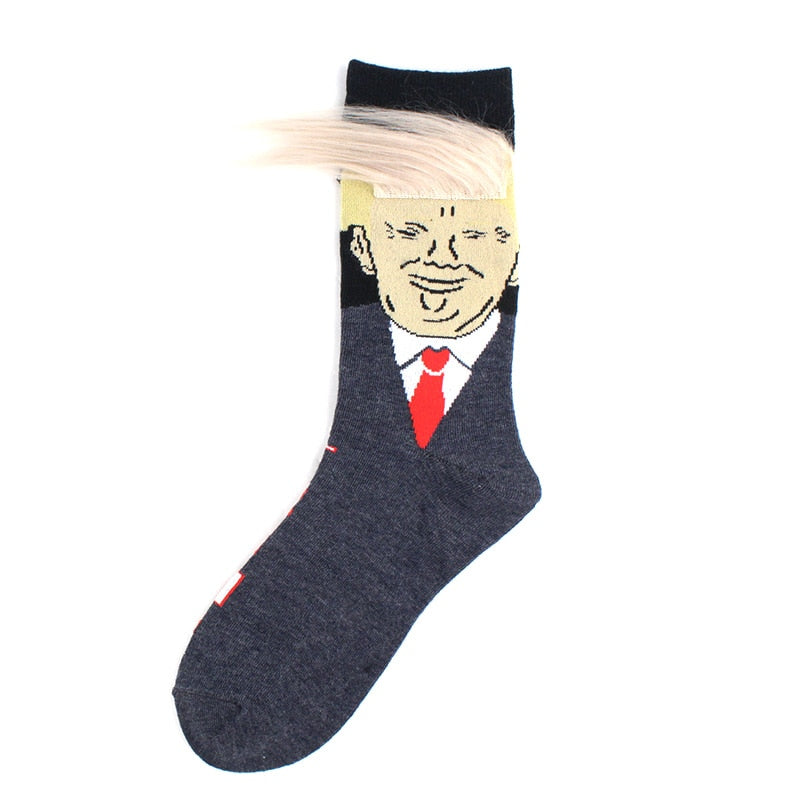 Chaussettes Trump 2024 Unisex Funny Gift Socks Let's Go Brandon Chaussettes MAGA